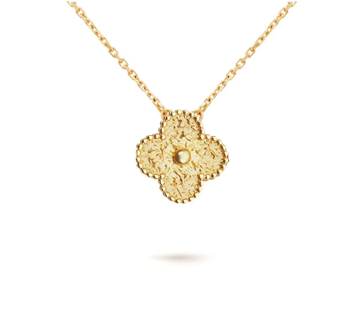 [Peak]15MM CLOVER FLOWER PENDANT NECKLACE COLLECTION