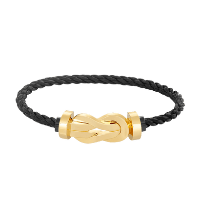[Peak]LARGE 8-FIGURE BUCKLE BRACELET - GOLD