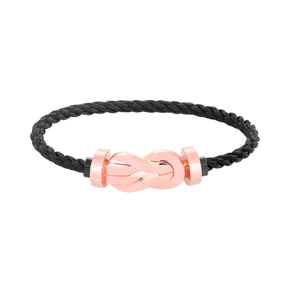 [Peak]LARGE 8-FIGURE BUCKLE BRACELET - ROSE GOLD