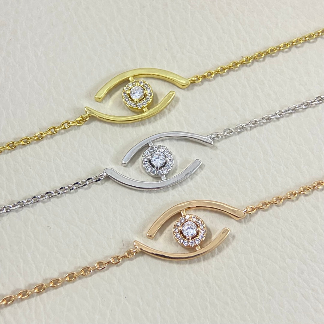 [Peak]LUCKY EYE PAVÉ-SET DIAMOND BRACELET
