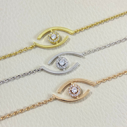 [Peak]LUCKY EYE PAVÉ-SET DIAMOND BRACELET