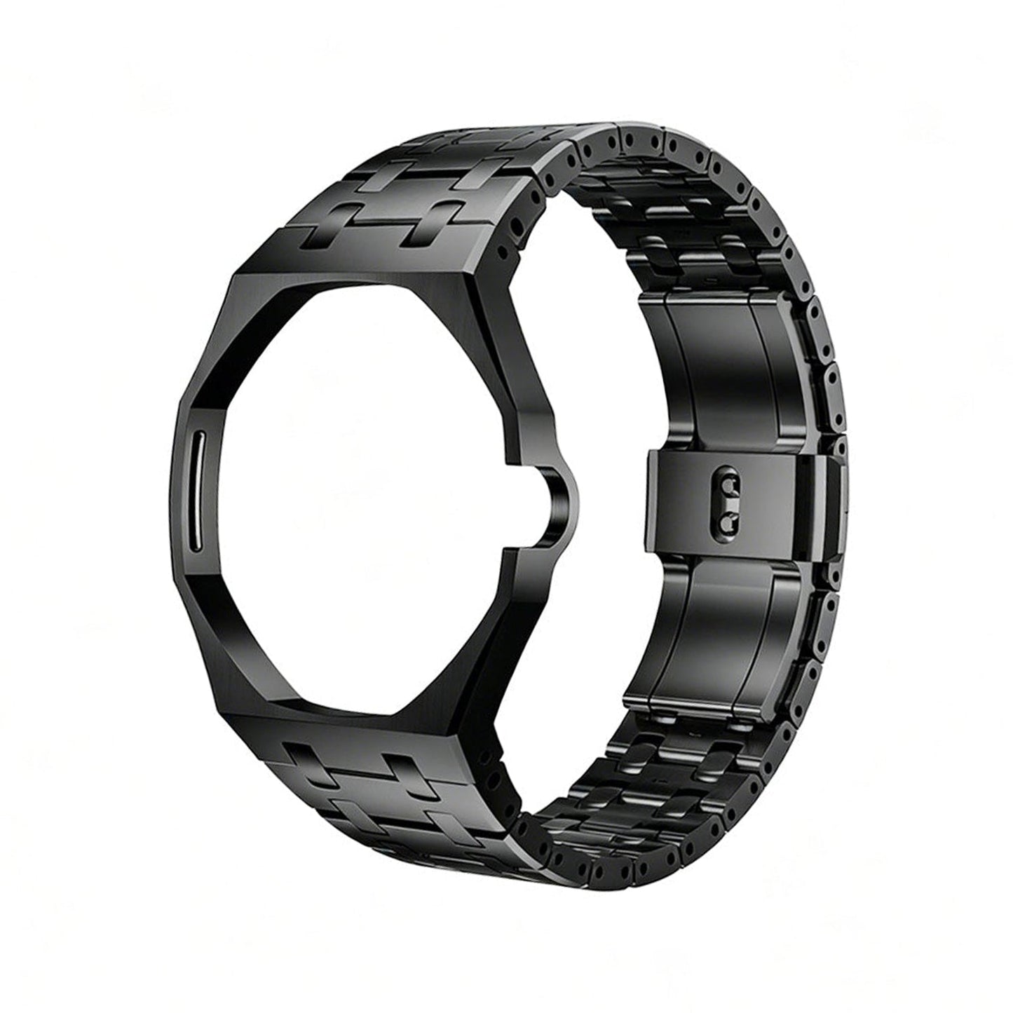 [Peak]OAK POP BLACK STEEL CASE & SILICONE STRAP