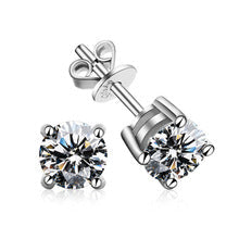 [Peak]FOUR-PRONG MOISSANITE EARRINGS