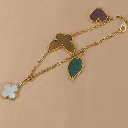 [Peak]LUCKY NATURE MULTI-CHARM BRACELET