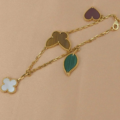 [Peak]LUCKY NATURE MULTI-CHARM BRACELET