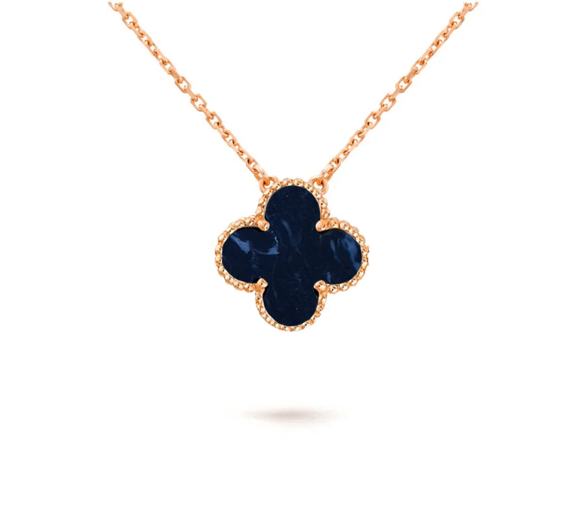 [Peak]15MM CLOVER FLOWER PENDANT NECKLACE COLLECTION