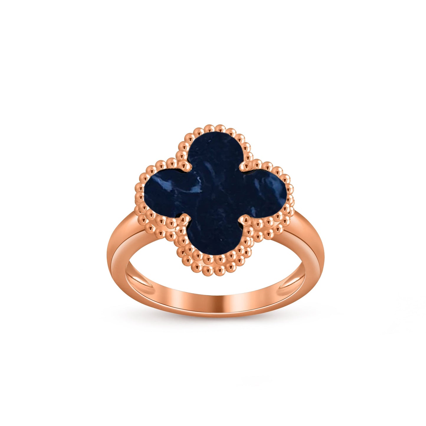 [Peak]LUCKY CLOVER VINTAGE ROSE GOLD RING COLLECTION