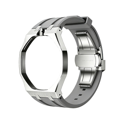 [Peak]OAK POP GRAY STEEL SILICONE STRAP