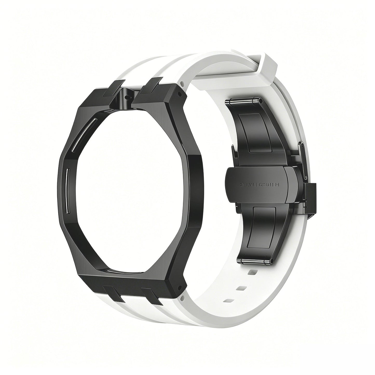 [Peak]OAK POP BLACK STEEL CASE & SILICONE STRAP