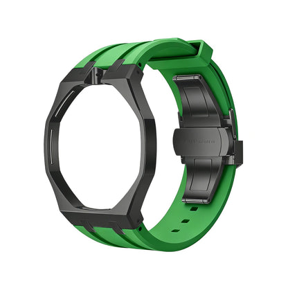 [Peak]OAK POP BLACK STEEL CASE & SILICONE STRAP