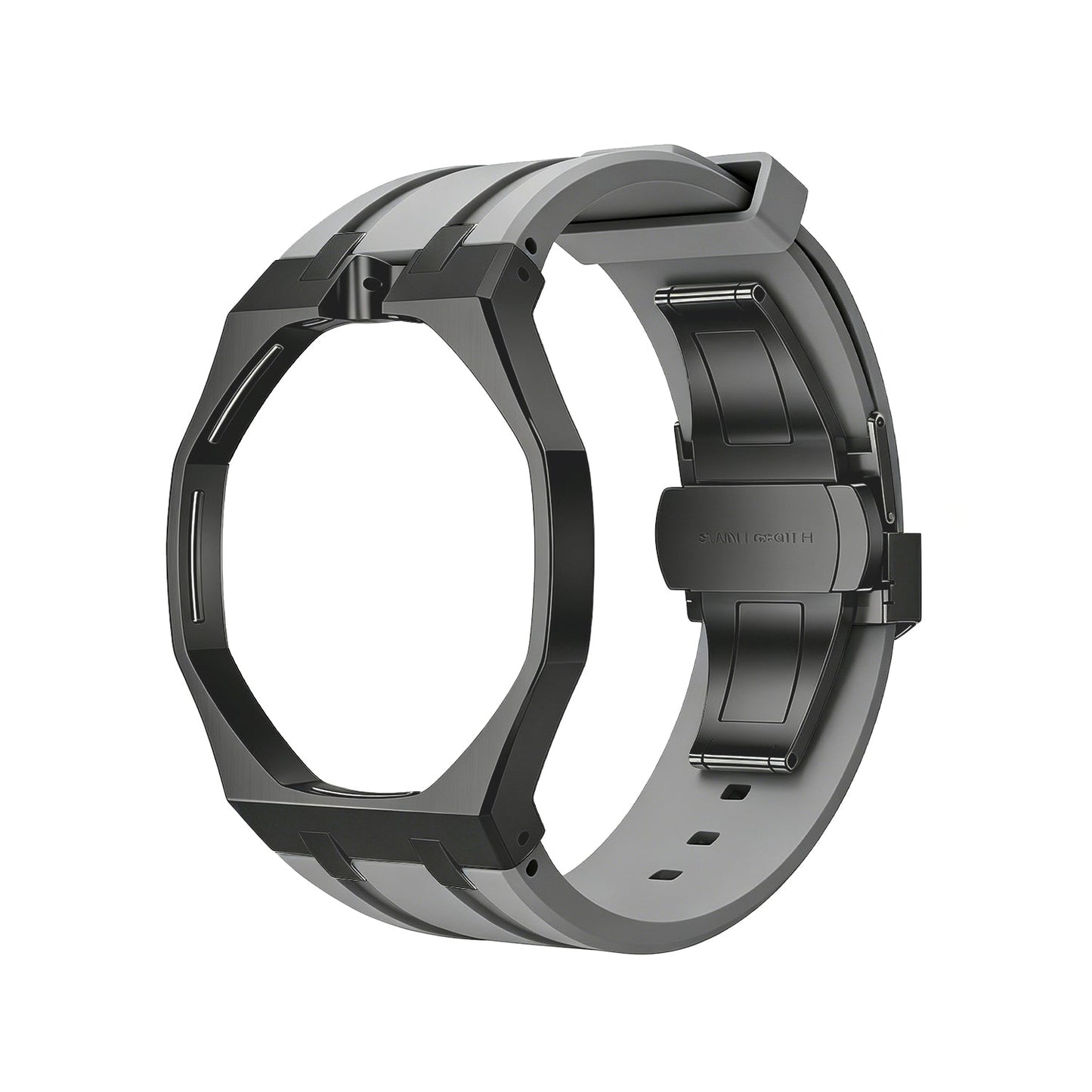 [Peak]OAK POP BLACK STEEL CASE & SILICONE STRAP