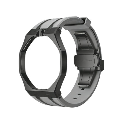 [Peak]OAK POP BLACK STEEL CASE & SILICONE STRAP