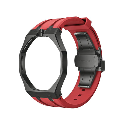 [Peak]OAK POP BLACK STEEL CASE & SILICONE STRAP