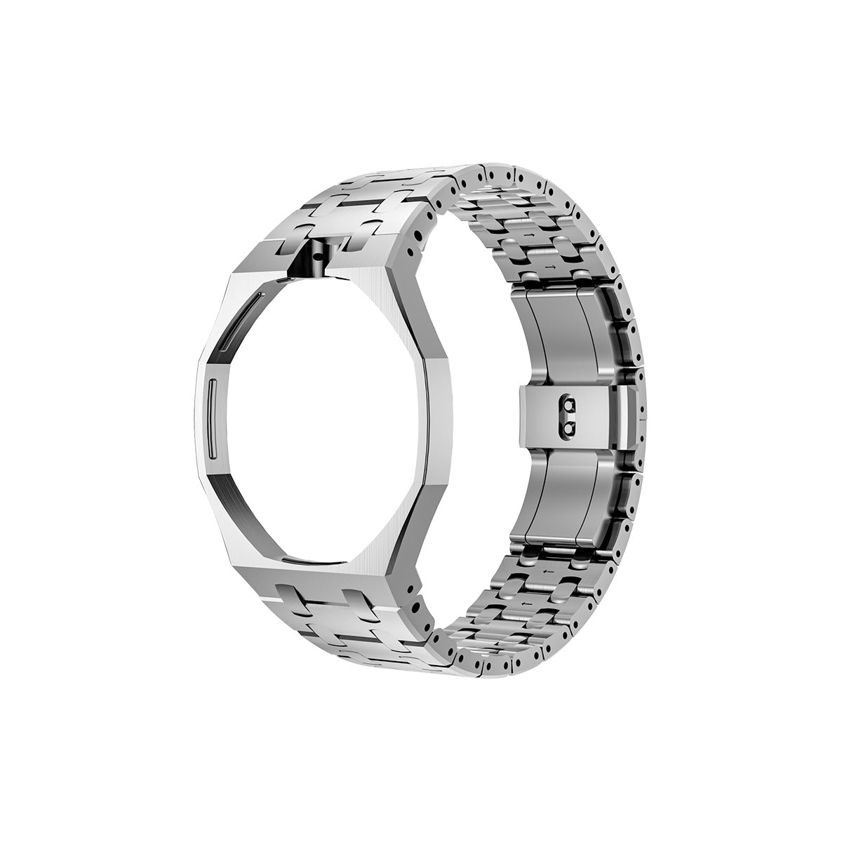 [Peak]OAK POP EXCLUSIVE SILVER STEEL STRAP