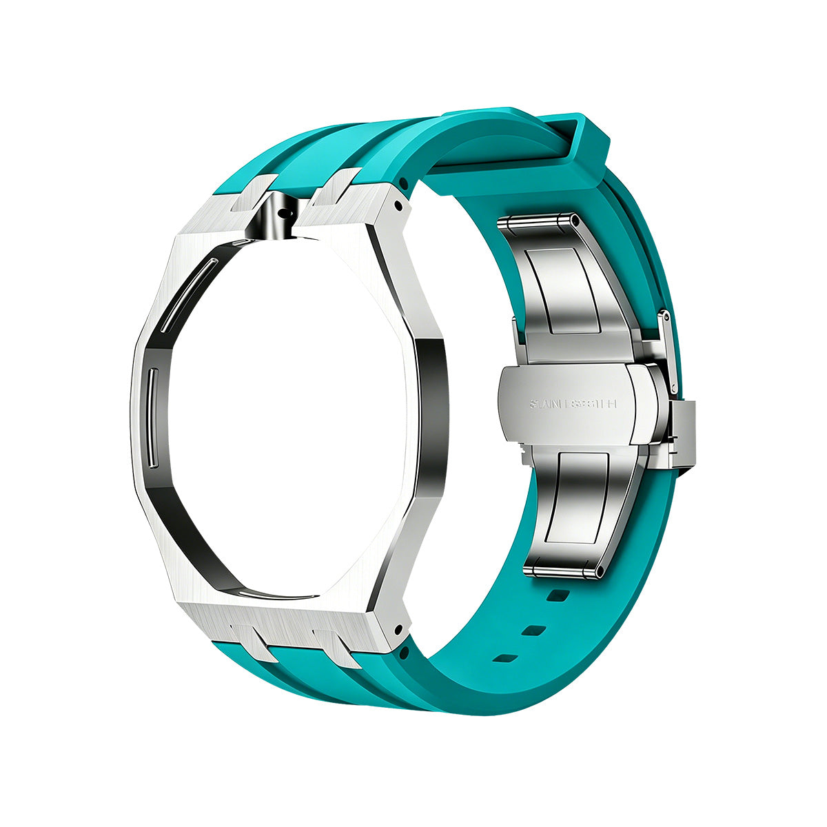 [Peak]OAK POP SKY BLUE STEEL SILICONE STRAP