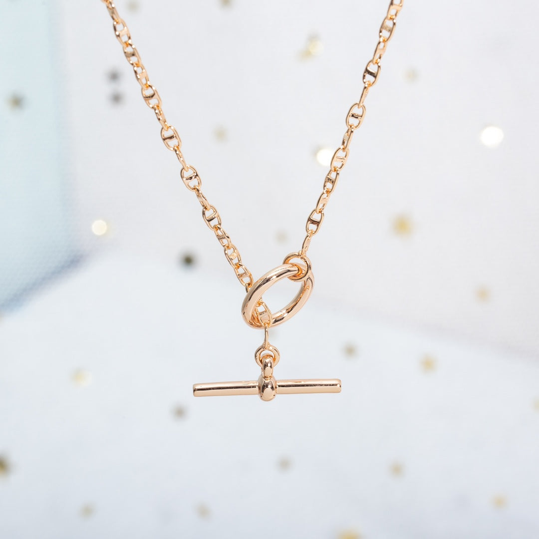 [Peak]ECHAPPEE NECKLACE ROSE GOLD