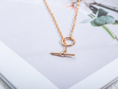 [Peak]ECHAPPEE NECKLACE ROSE GOLD