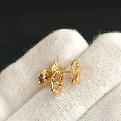 [Peak]CHAINE SMALL EARRINGS GOLD AND SILVER