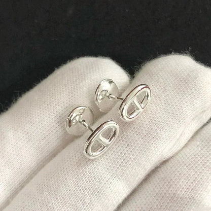 [Peak]CHAINE SMALL EARRINGS GOLD AND SILVER