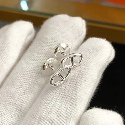 [Peak]CHAINE SMALL EARRINGS GOLD AND SILVER