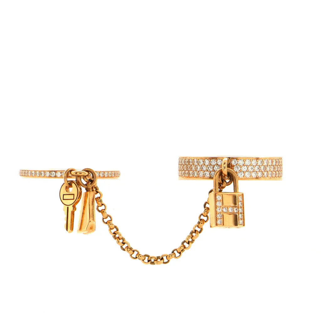 [Peak]HM KELLY CLOCHETTE DOUBLE RING IN  WITH DIAMONDS