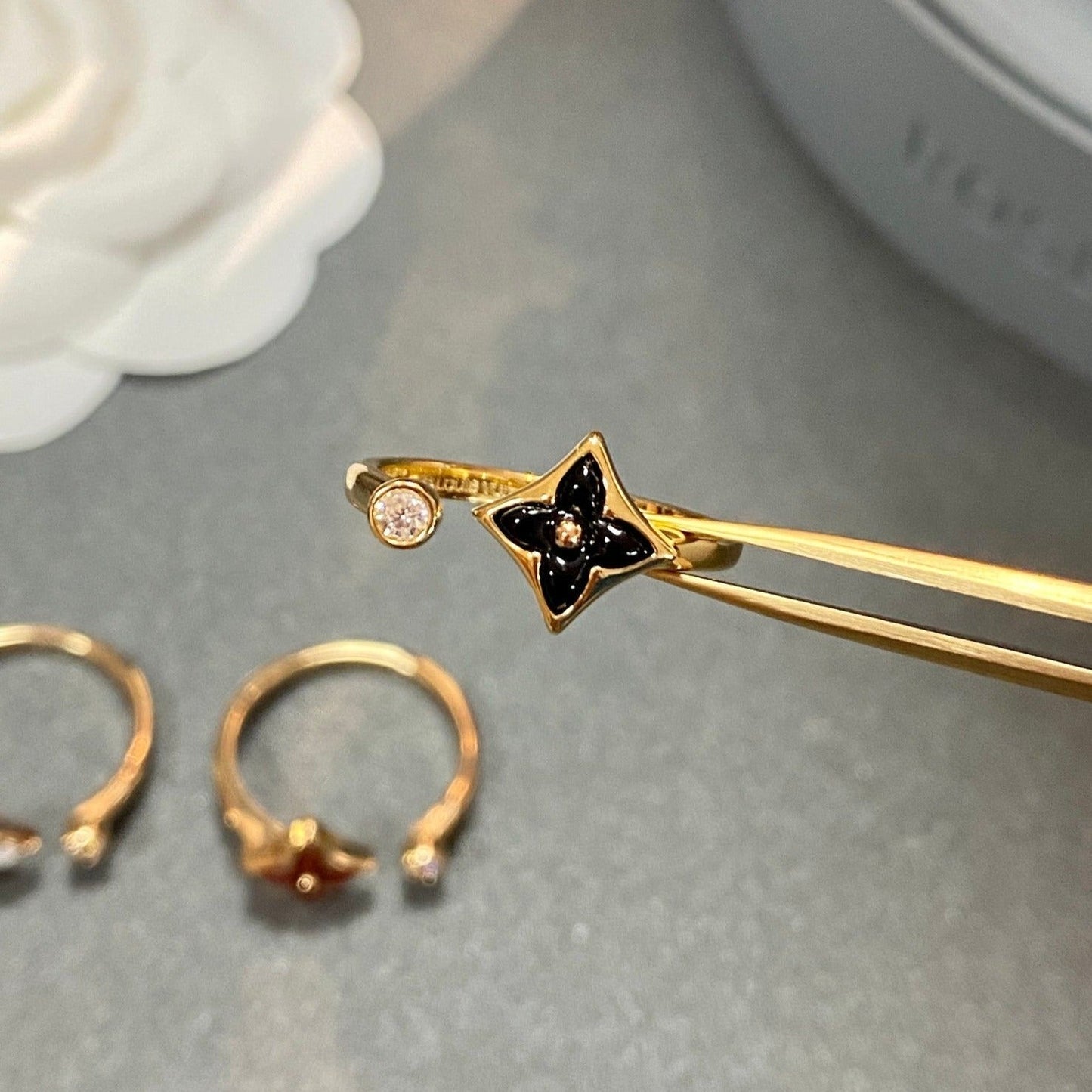 [Peak]STAR 1 DIAMOND OPEN RING