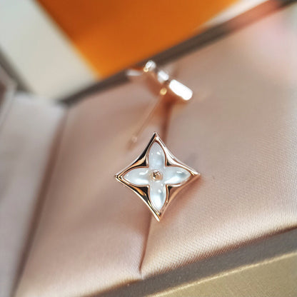 [Peak]STAR MOP ROSE GOLD EARRINGS