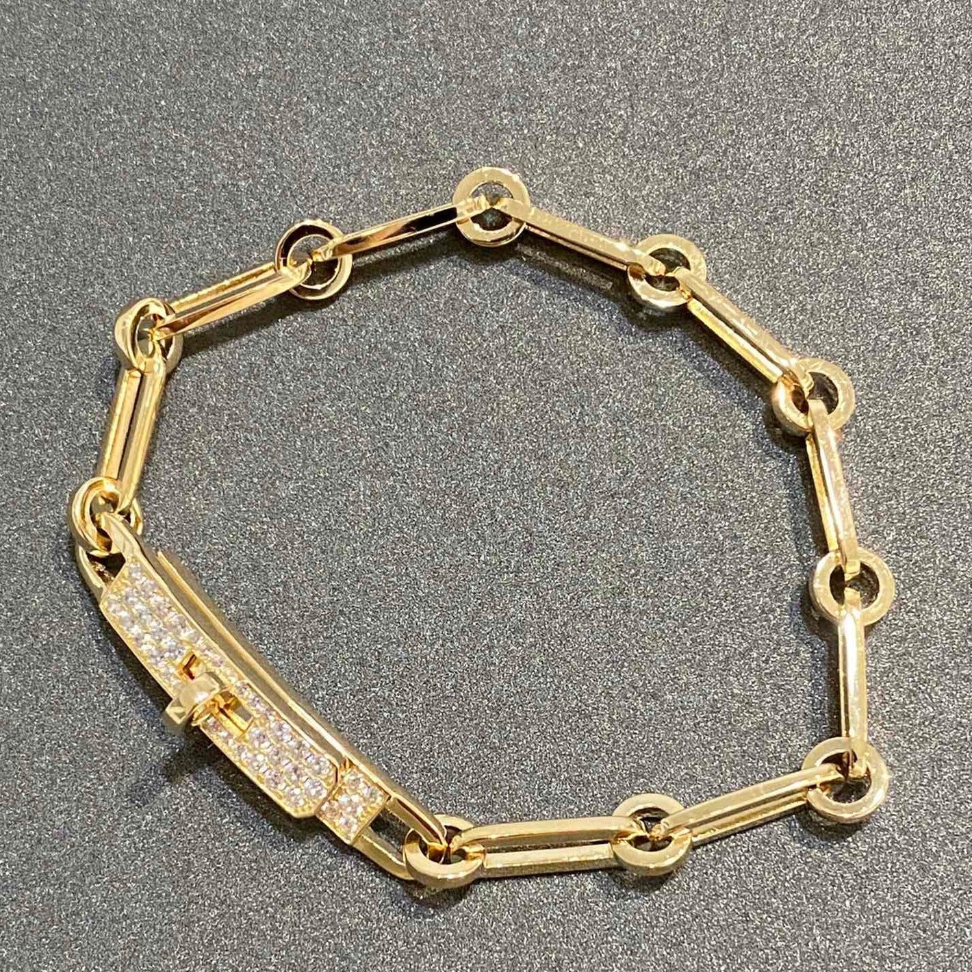 [Peak]CHAINE BRACELET SMALL MODEL DIAMOND