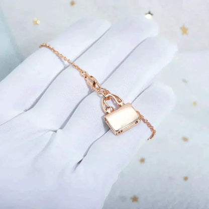 [Peak]AMULETTE PEDANT ROSE GOLD NECKLACE