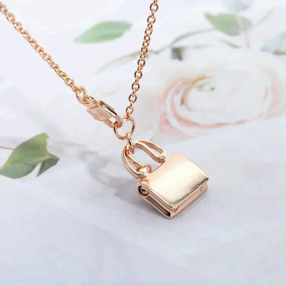 [Peak]AMULETTE PEDANT ROSE GOLD NECKLACE