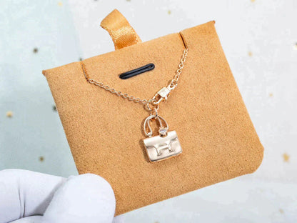 [Peak]AMULETTE PEDANT ROSE GOLD NECKLACE