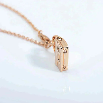 [Peak]AMULETTE PEDANT ROSE GOLD NECKLACE