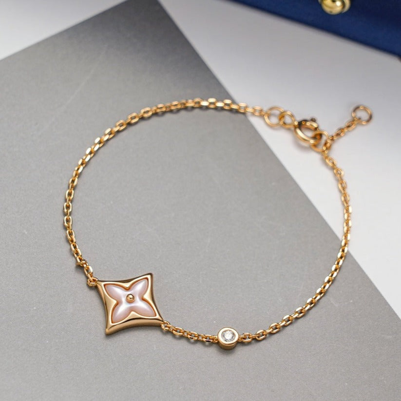 [Peak]STAR 1 DIAMOND ROSE GOLD BRACELET