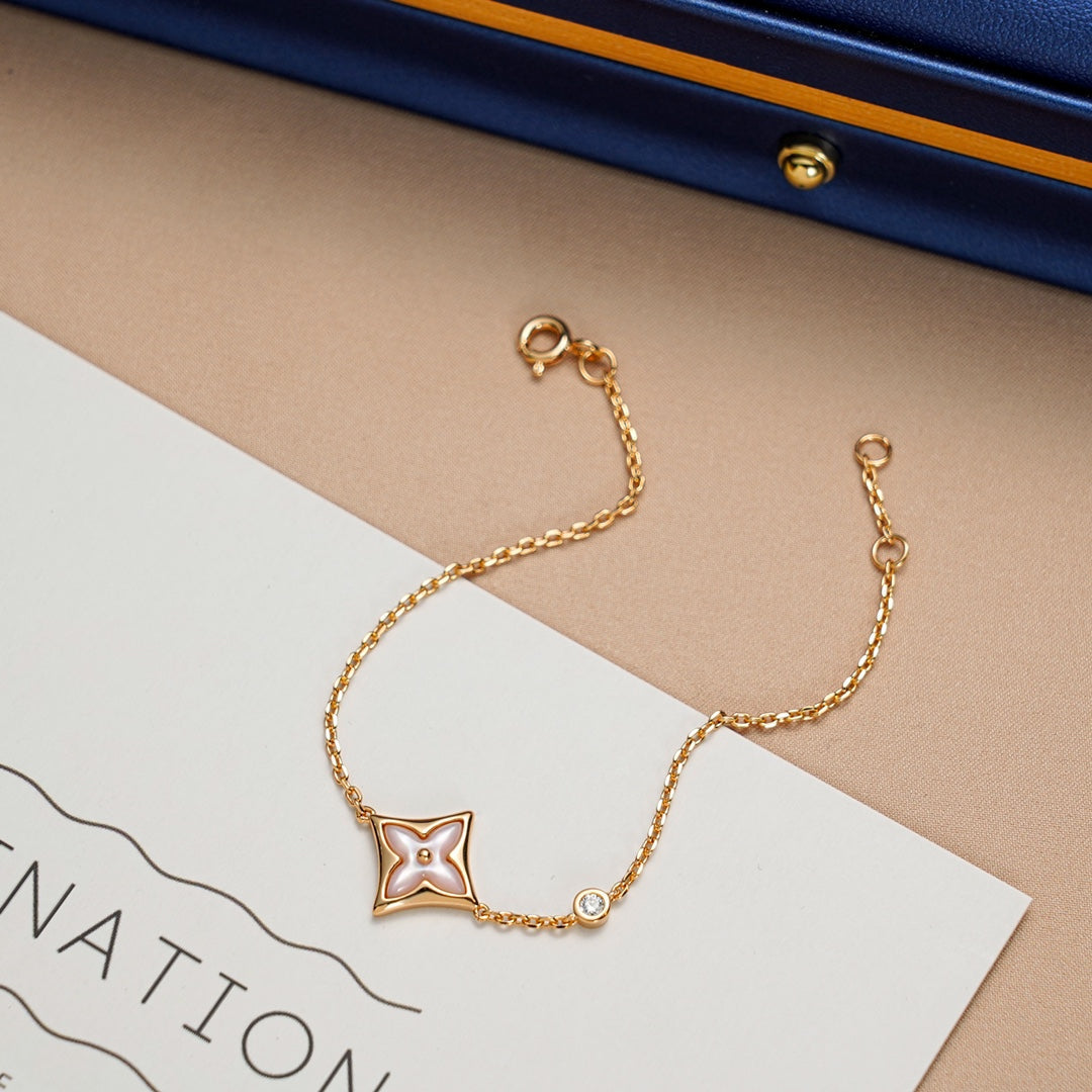 [Peak]STAR 1 DIAMOND ROSE GOLD BRACELET