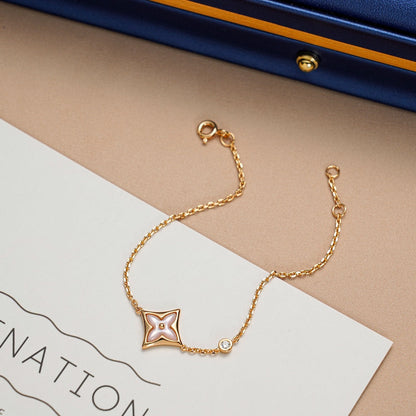 [Peak]STAR 1 DIAMOND ROSE GOLD BRACELET