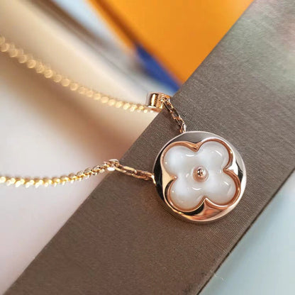 [Peak]SUN MOP GOLD 1 DIAMOND NECKLACE