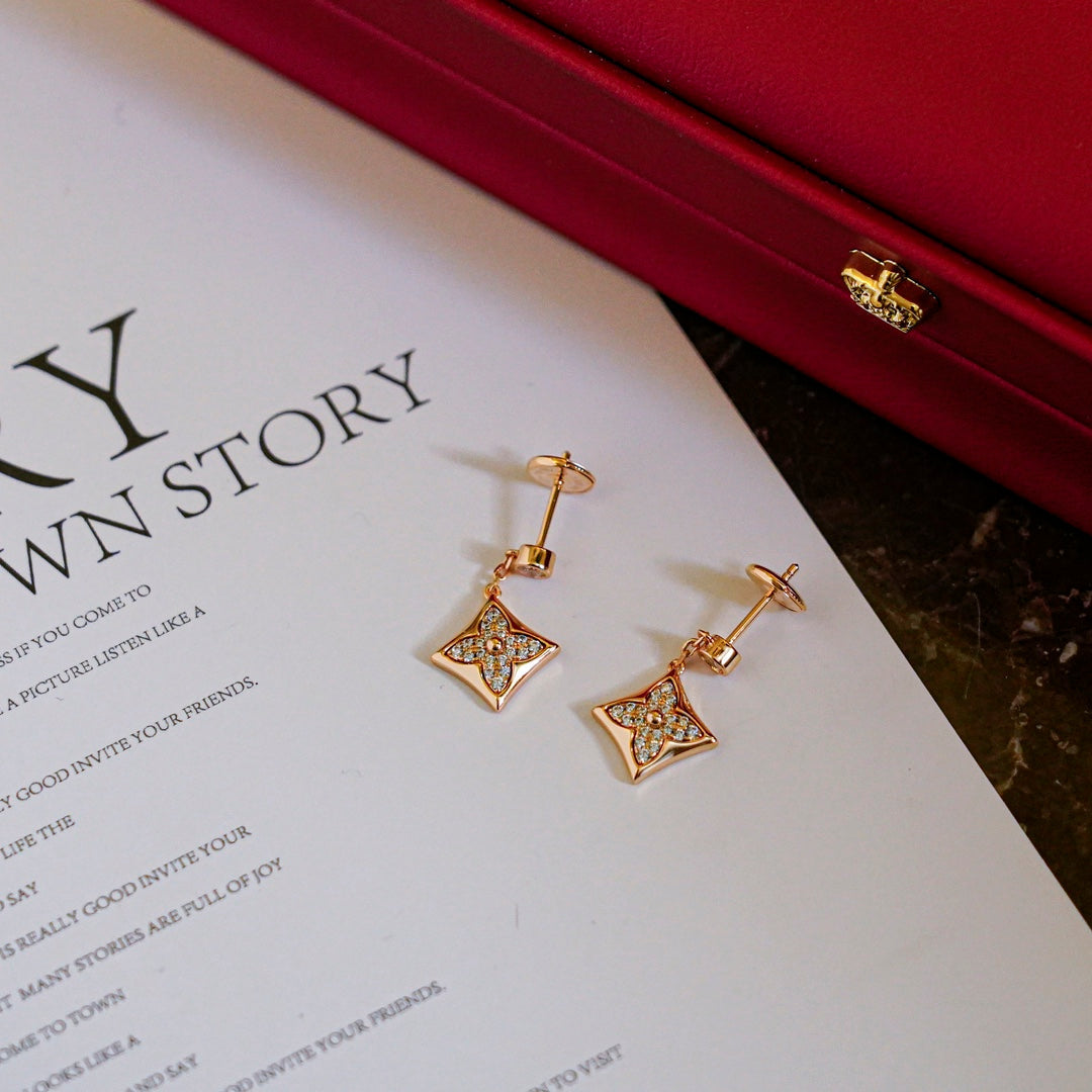 [Peak]STAR DIAMONDS EARRINGS GOLD