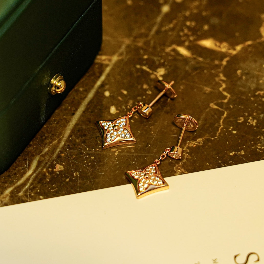 [Peak]STAR DIAMONDS EARRINGS GOLD