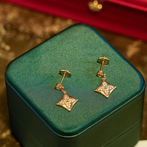 [Peak]STAR DIAMONDS EARRINGS GOLD