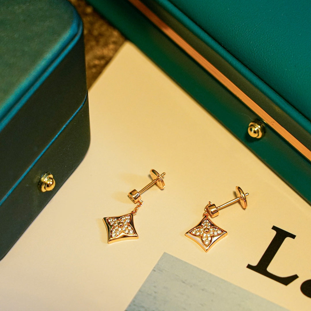 [Peak]STAR DIAMONDS EARRINGS GOLD