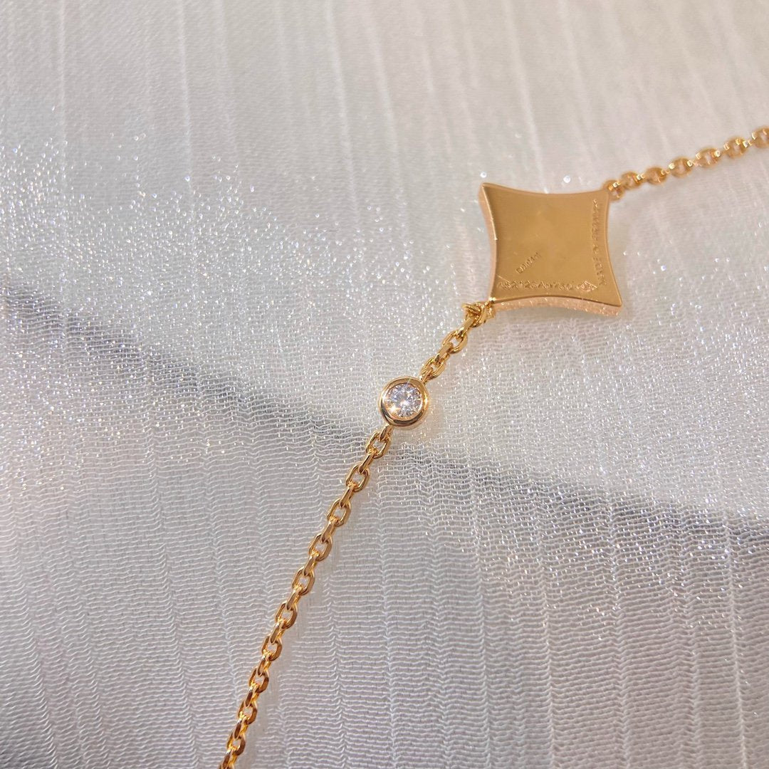 [Peak]COLOR STAR CARNELIAN ROSE GOLD DIAMOND BRACELET