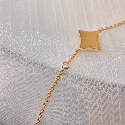 [Peak]COLOR STAR CARNELIAN ROSE GOLD DIAMOND BRACELET