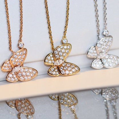 [Peak]BUTTERFLY DIAMOND CHARM NECKLACE