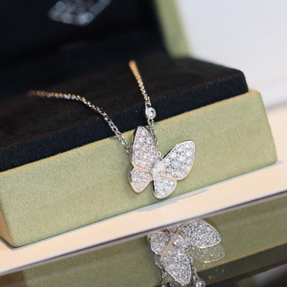 [Peak]BUTTERFLY DIAMOND CHARM NECKLACE