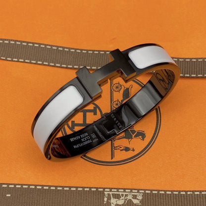 [Peak]H BRACELET 12MM BLACK WHITE CERAMIC