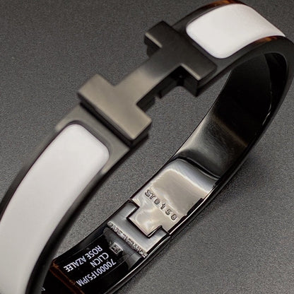 [Peak]H BRACELET 12MM BLACK WHITE CERAMIC