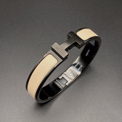 [Peak]H BRACELET 12MM BLACK BEIGE CERAMIC