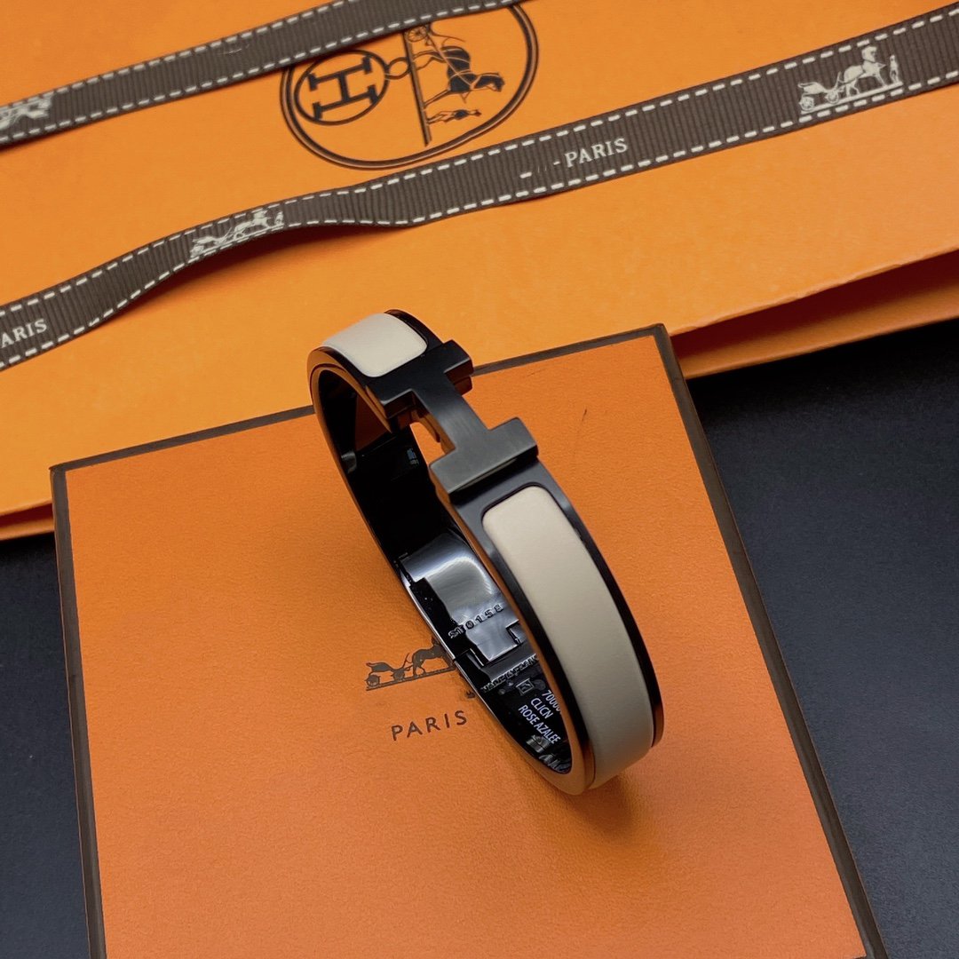 [Peak]H BRACELET 12MM BLACK BEIGE CERAMIC