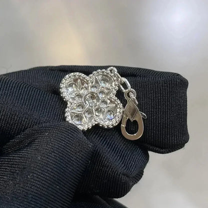 [Peak]LUCKY CLOVER 5-MOTIF BRACELET - FULL-DIAMOND