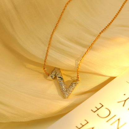 [Peak]VOLT SILVER DIAMOND PEDANT NECKLACE